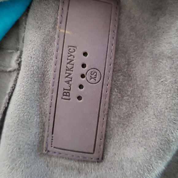 SUEDE BLANK NYC DRAPPED MOTO LIGHTWEIGHT JACKET XS/SMALL - Picture 3 of 9